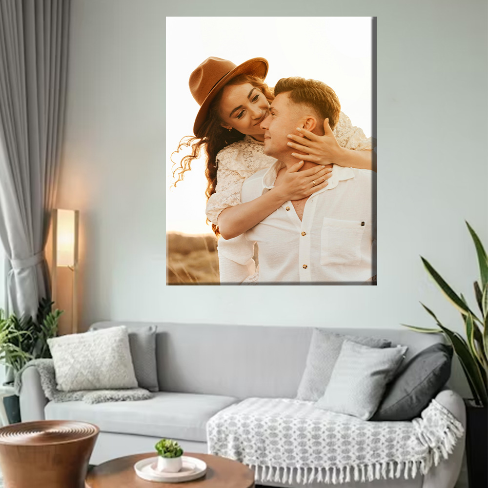 1 Pc Customized Photos on Canv - Engraved Wood Frame review and price