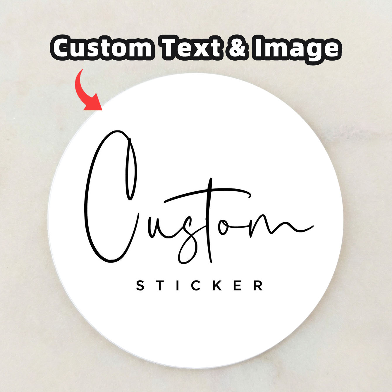 1-100Pcs Custom Waterproof Rou - Personalised Candle Label review and price