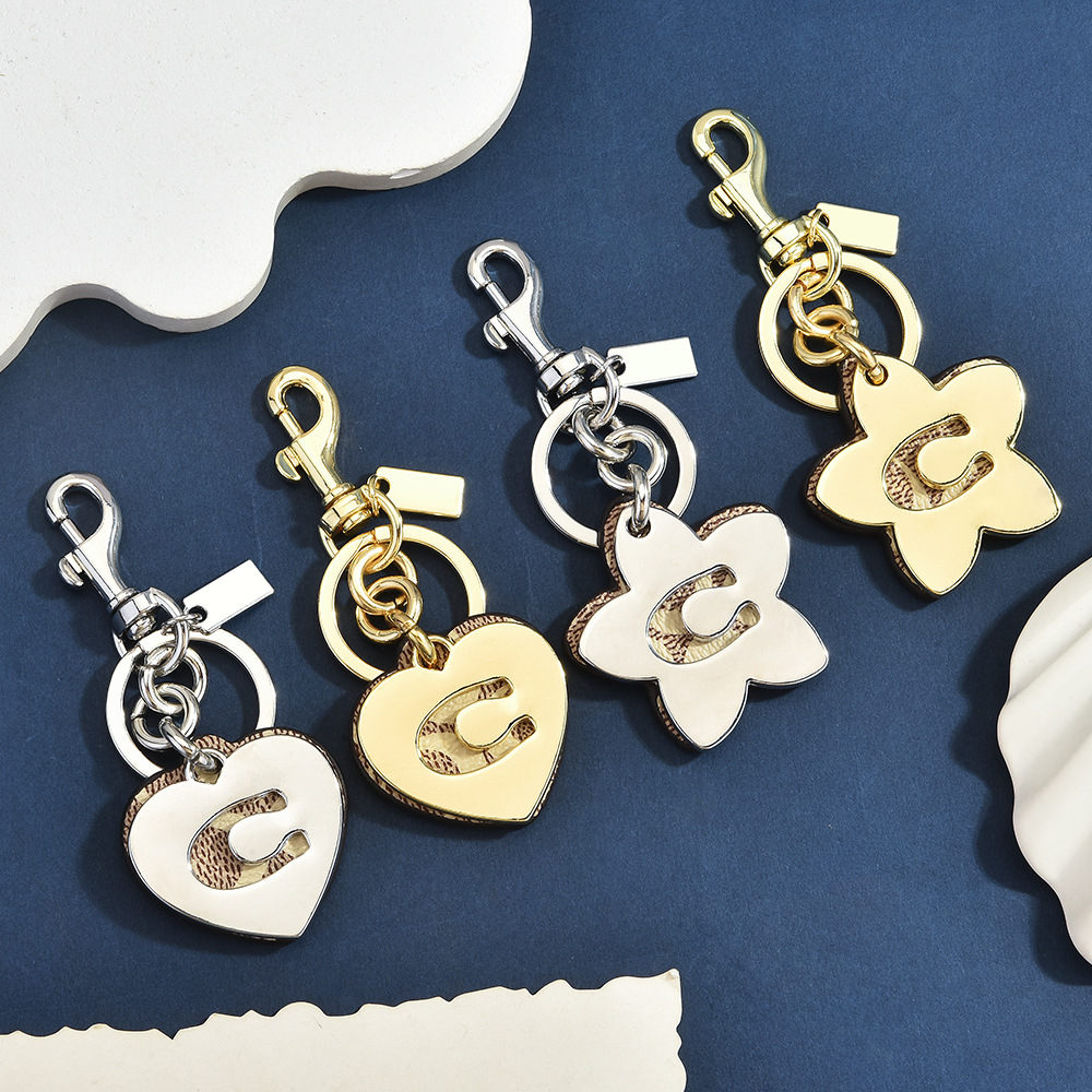 Initial C Monogram Bag Charm K - Monogram Keychain Leather review and price