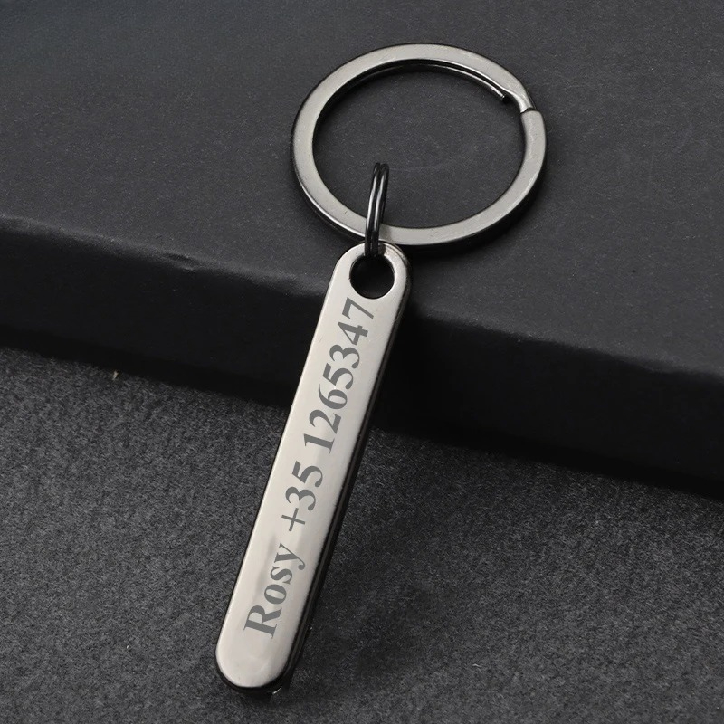 Custom Keychain with Free Engr - Initial Ring Custom review and price