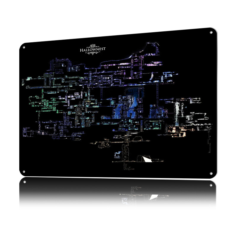 Hollow Knight Hallownest Map L - Custom Map Poster review and price