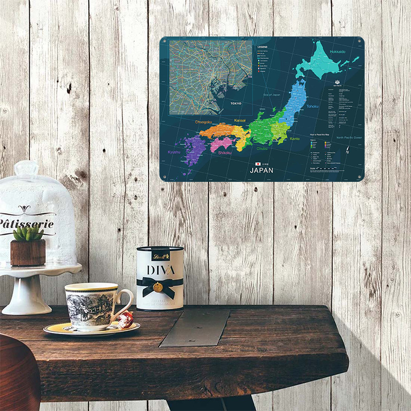 Map of Japan and Tokyo Poster  - Custom Map Poster review and price